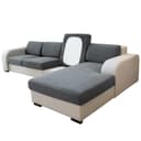 Qelus Jacquard Sofahusse Grau Rutschfest Stretch Kissenbezug Bild 2