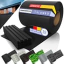 ELONEO PVC Sichtschutzstreifen für Doppelstabmattenzaun 35m x 19cm 1er-Set Dunkelgrau Bild 2
