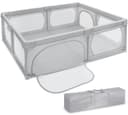 Moby-System Laufstall XXL Laufgitter Grau - Sicherer Spielbereich Bild 2