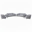 Palms-Store Sofa Set Jumeirah 3-Sitzer+2-Sitzer+Sessel Samtstoff Bild 2