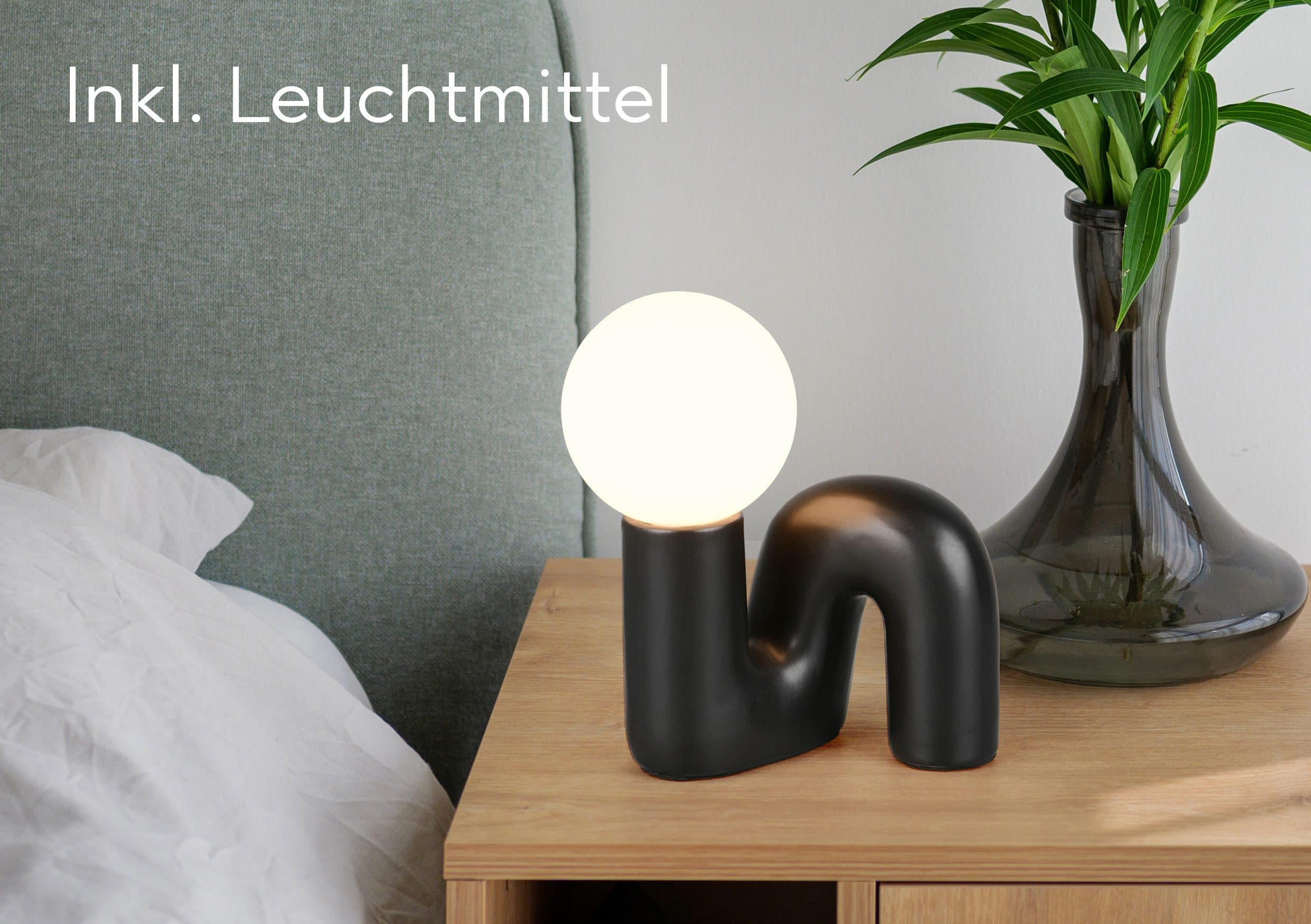 Reality Leuchten Tischleuchte QUINN Keramik Tischlampe - Bild 2