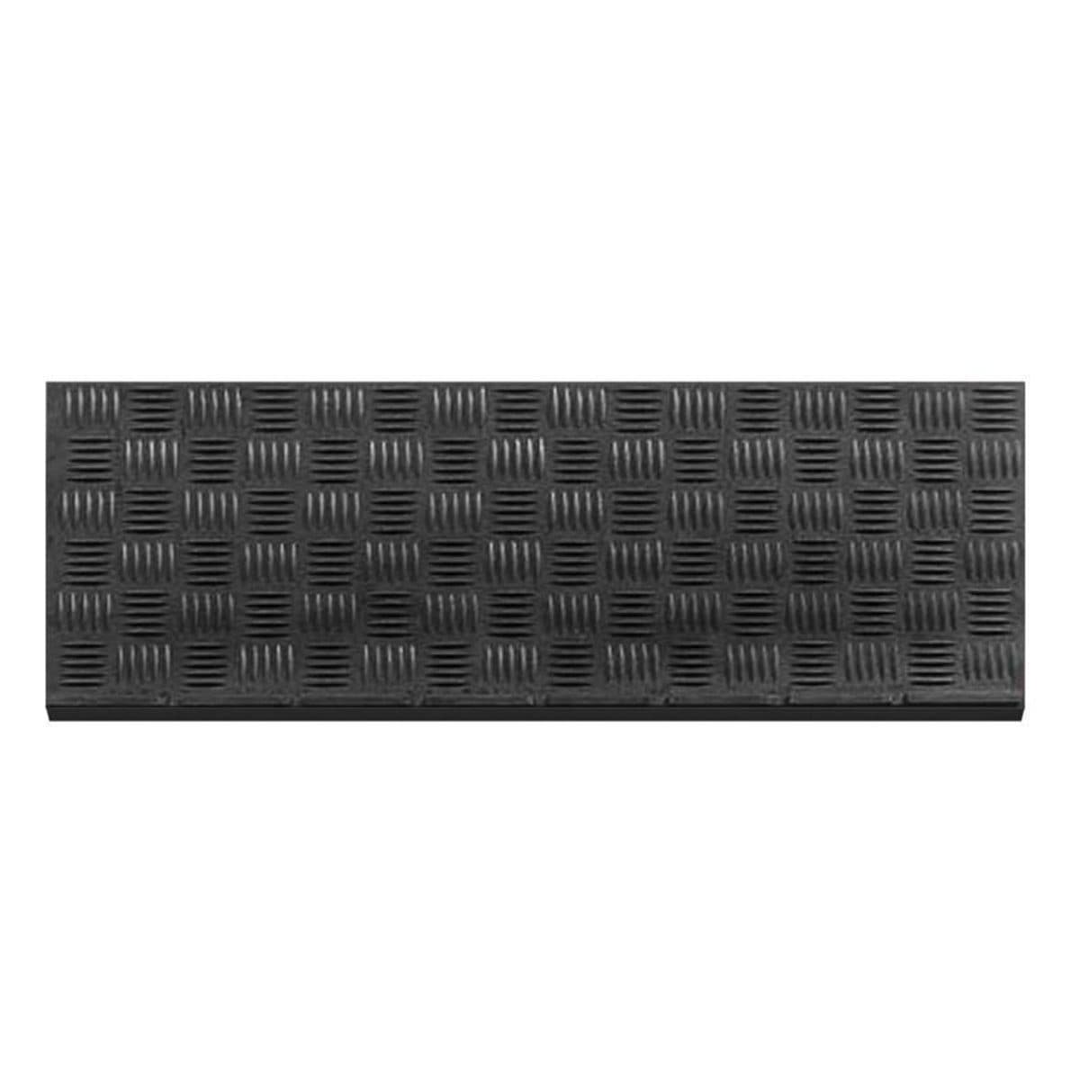 Karat Stufenmatte Stripe, Treppenschutz, 25x75 cm, Schwarz, Gummi