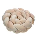 LuMali Nestchenschlange Bettumrandung 210cm Velour Beige Bild 2