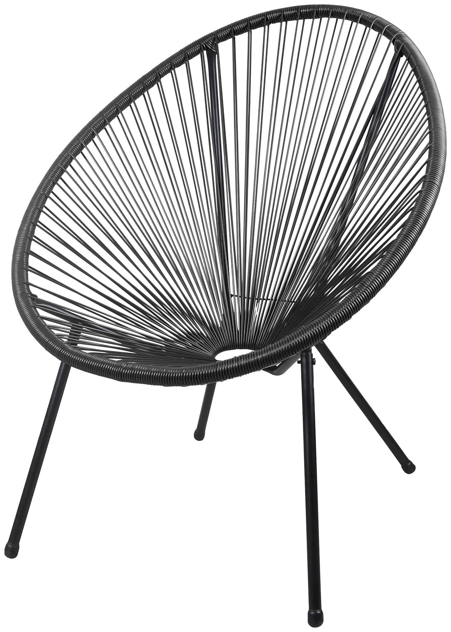 Gartensessel GARDEN PLEASURE Dalida Schwarz Modern - Bild 2