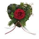 Radami Grabgesteck Moosherz Grabschmuck Bild 2