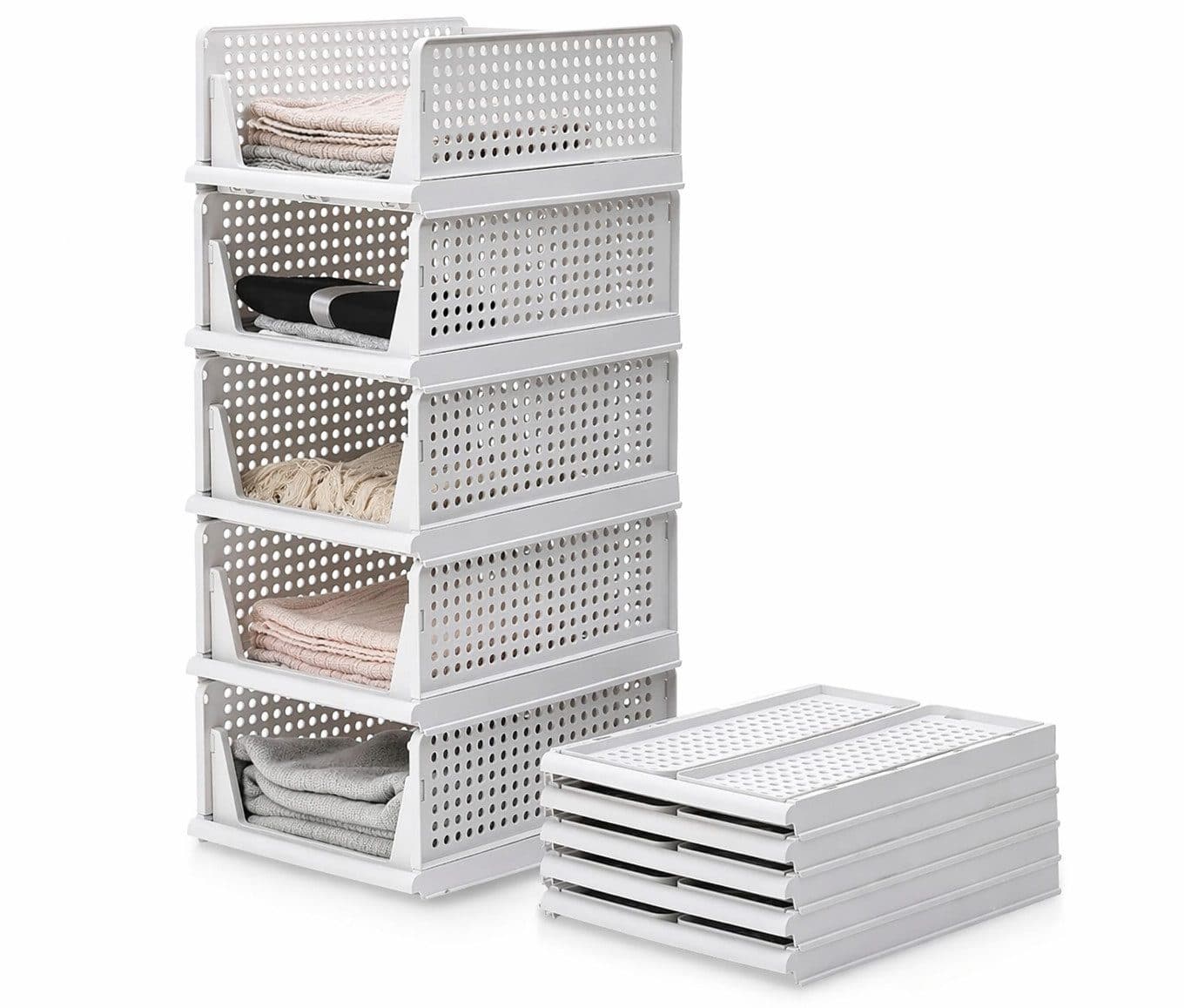 Allyson Organizer Stapelbares Schranksystem Set 5-tlg. Faltbar - Bild 2