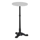 habeig Bistrotisch Marmorplatte Schwarz Metall Bild 2