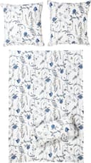 Erwin Müller Bettwäsche Seersucker Blumen blau-weiß Bild 2