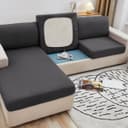 Rosnek Sofahusse 1/2/3 Sitzer Sofa Sitzbezug Grau Stretch Bild 2