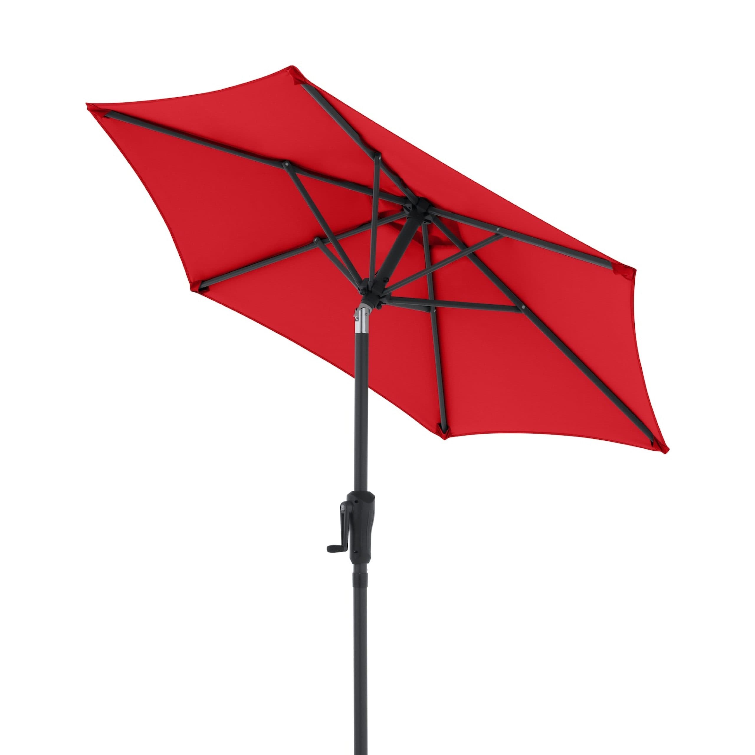 doppler® LIFE Lift Sonnenschirm Rot Aluminium Kurbel