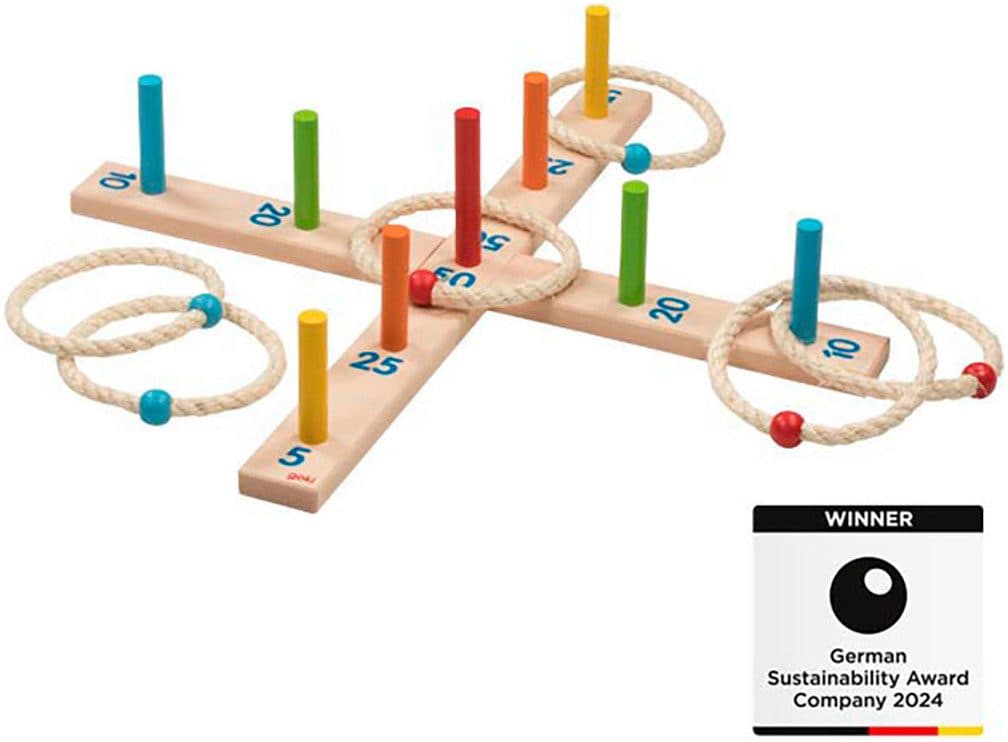 Goki Spiel Ringwurfspiel Familienspiel