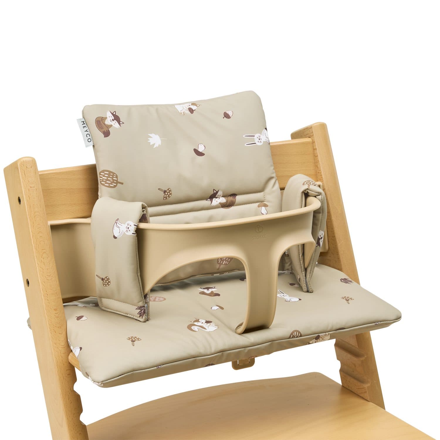 Meyco Baby Sitzverkleinerer Forest Animals Sand - Bild 2