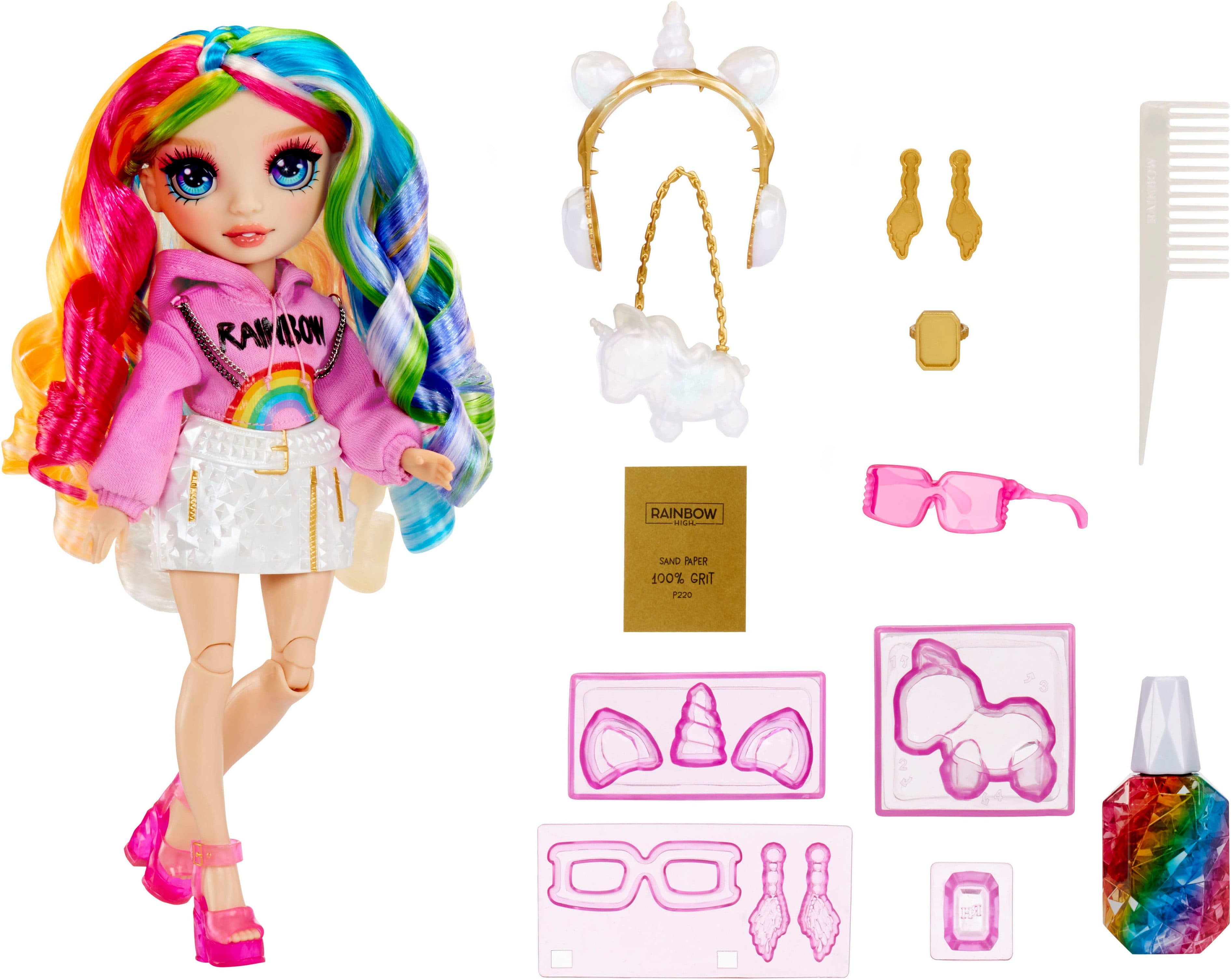 Rainbow High Anziehpuppe Creative Crystals Fashion Doll Amaya