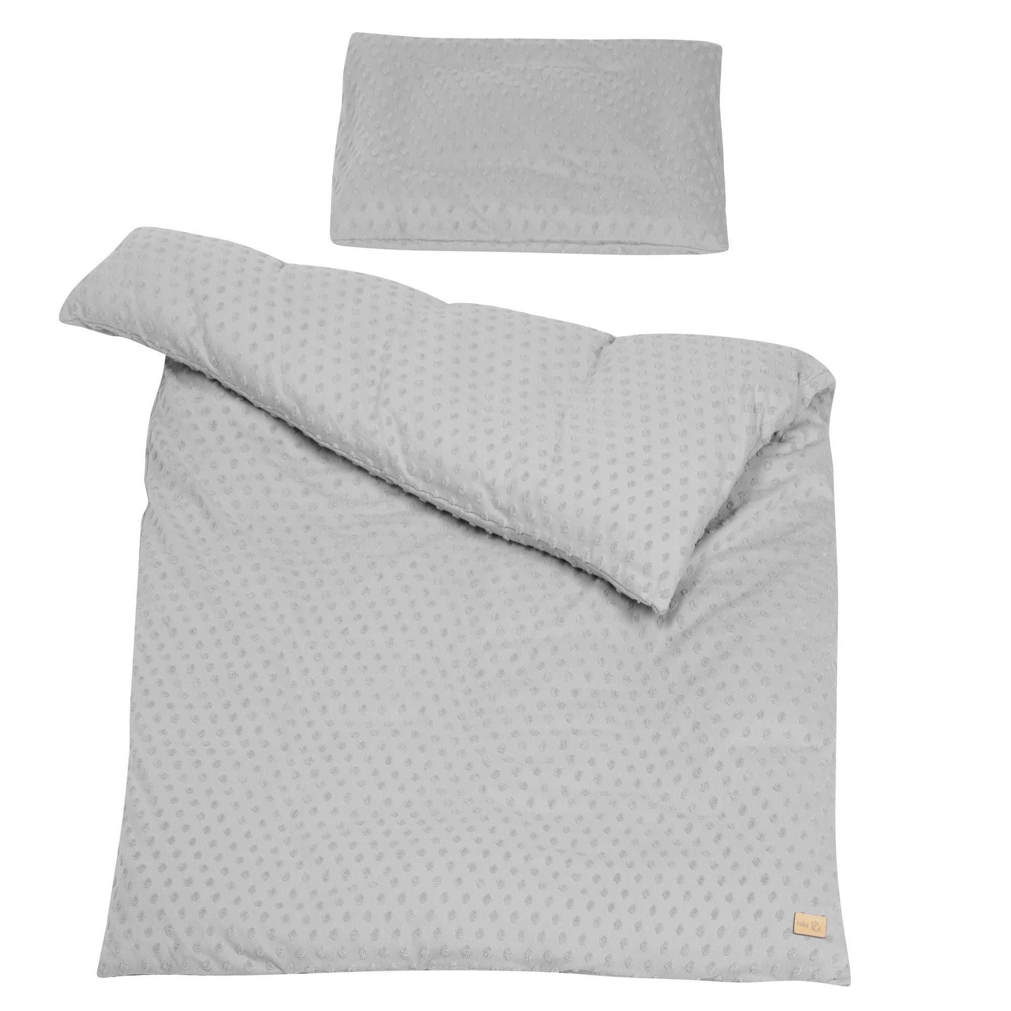 roba® Kinderbettwäsche Lil Planet Grau Jersey 2-teilig Bio-Baumwolle - Bild 2