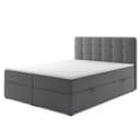 M-Punkt24 Boxspringbett Athen 180x200cm Grau oder Schwarz Bild 2