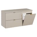 Lomadox Waschtischunterschrank DURANGO-56 Kaschmir mit Wäschekorb Bild 2