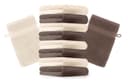 Betz Waschhandschuh 10 Stück Premium 16x21 cm Nussbraun und Beige Bild 2