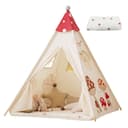 SEHAUSEU Spielzelt Tipi-Zelt Kinderzelt mit Bodenmatte Bild 2
