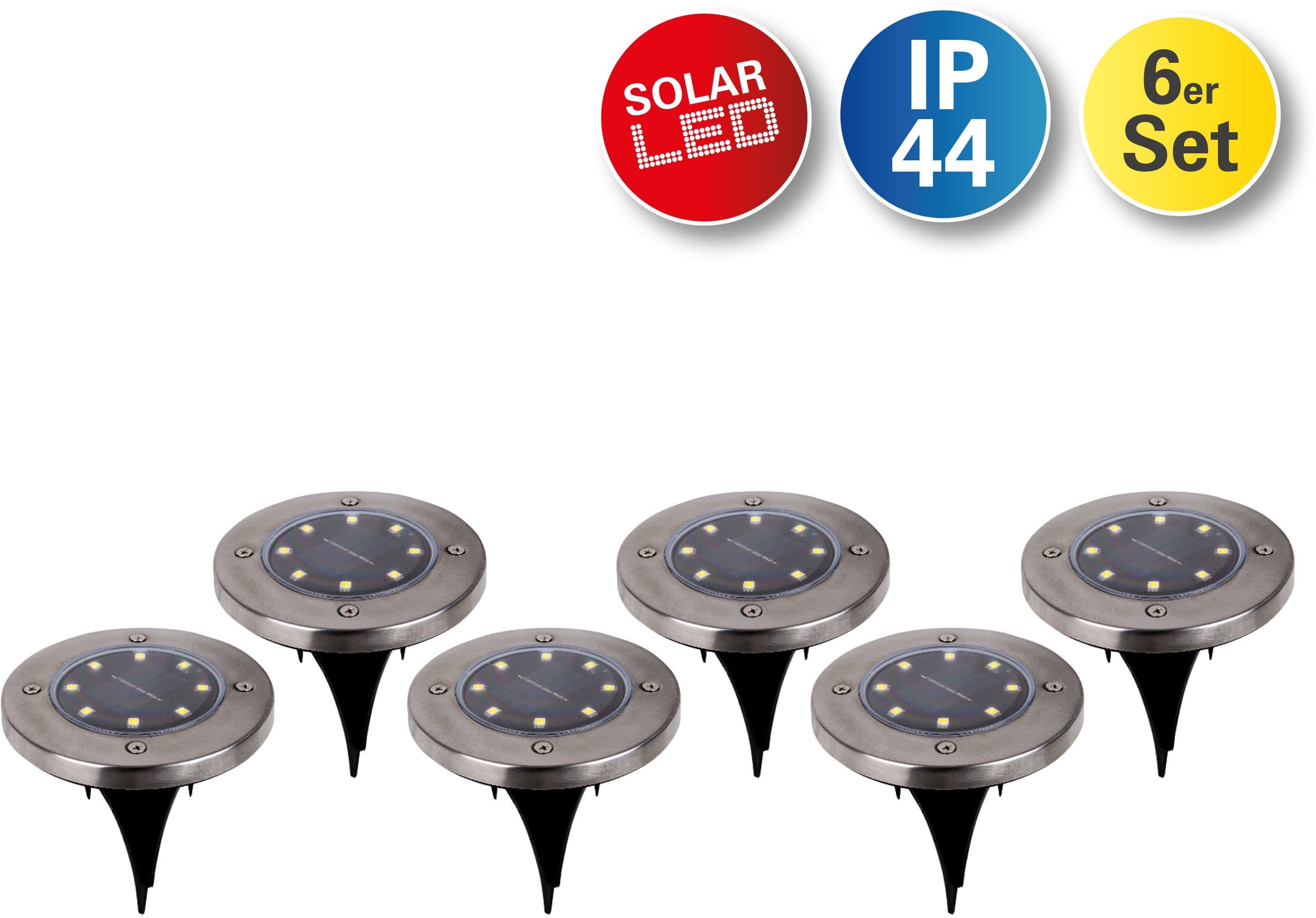 NÄVE Kian Solar-Erdspieß Wegeleuchte Gartenlampe Grau - Bild 2