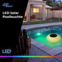 @tec Pool-Lampe LED Solar Schwimmleuchte Teichlampe mit Farbwechsel Bild 2