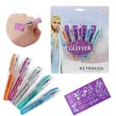 Toi-Toys Kreativset ICE PRINCESS 5 Tattoo Gelstifte Bunt mit Schablonen Bild 2