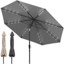 Huracan Sonnenschirm neigbar mit LED Anthrazit 300/350cm Bild 2