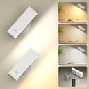 Xruiy LED Leselampe Wandleuchte USB-C Weiß Dimmbar 360° Drehbar 2er Set Bild 2