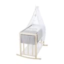 roba® Babybett Stubenbett 4 in 1 - Holz natur - inkl. Matratze & Textilien Bild 2