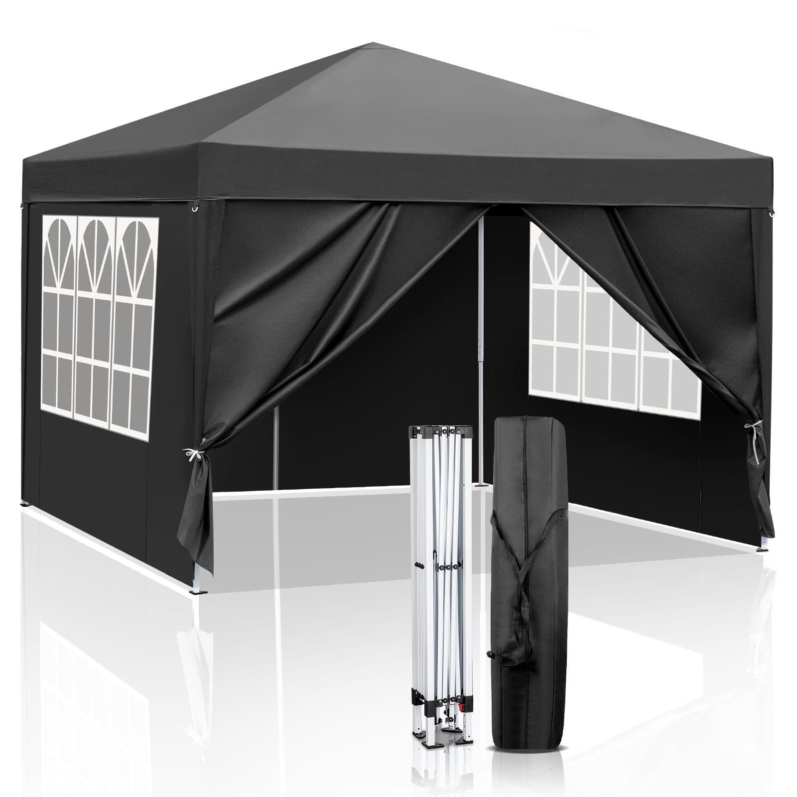LALAHO Faltpavillon 3x3 m Gartenpavillon UV-Schutz 50+ - Bild 2