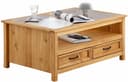 HOME AFFAIRE Couchtisch Selma Beige Landhausstil mit Schubladen Bild 2