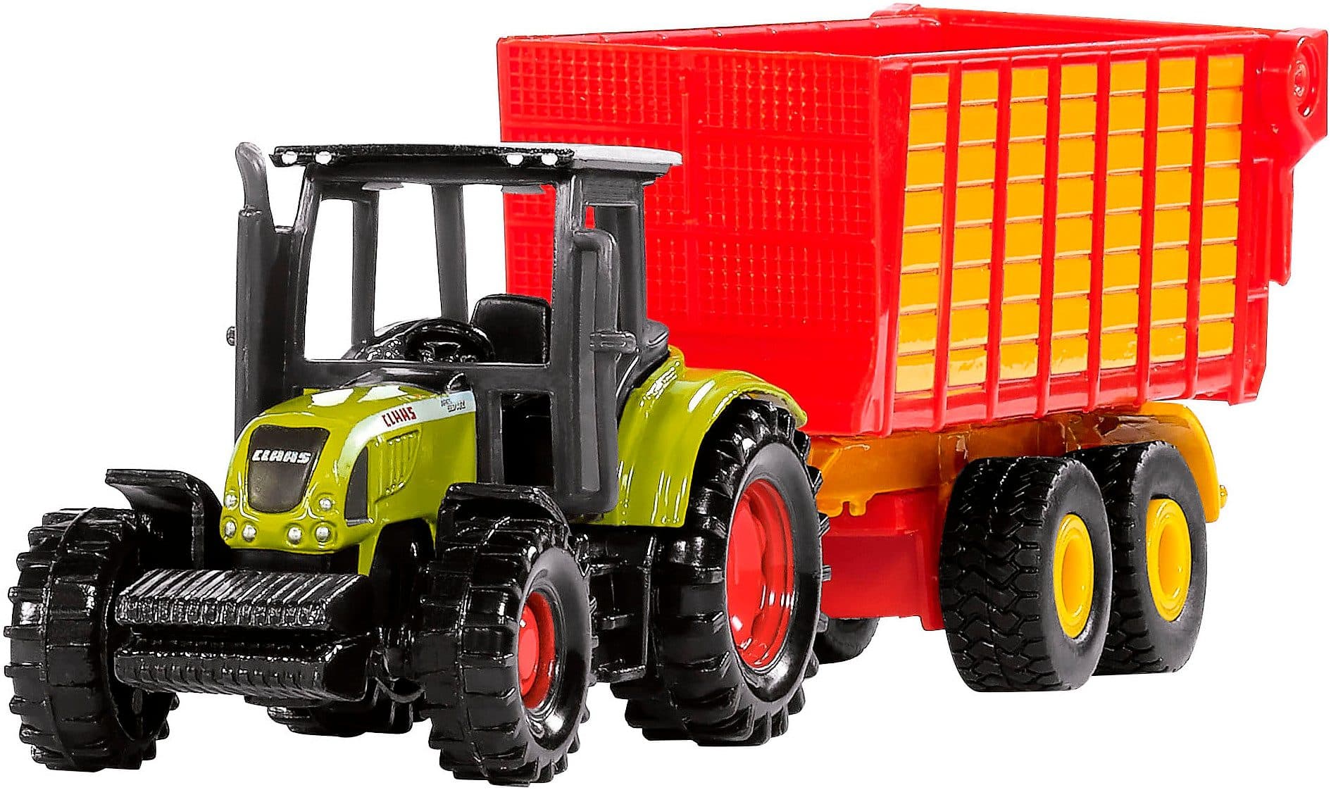Siku Spielzeug-Traktor Claas mit Silagewagen 1650 Bunt