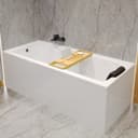 KOLMAN Badewanne TALIA 100x70 Acryl mit Schürze & Kopfstütze Bild 2