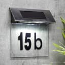 Rungassi Solar LED Hausnummer Edelstahl Hausnummerleuchte Bild 2