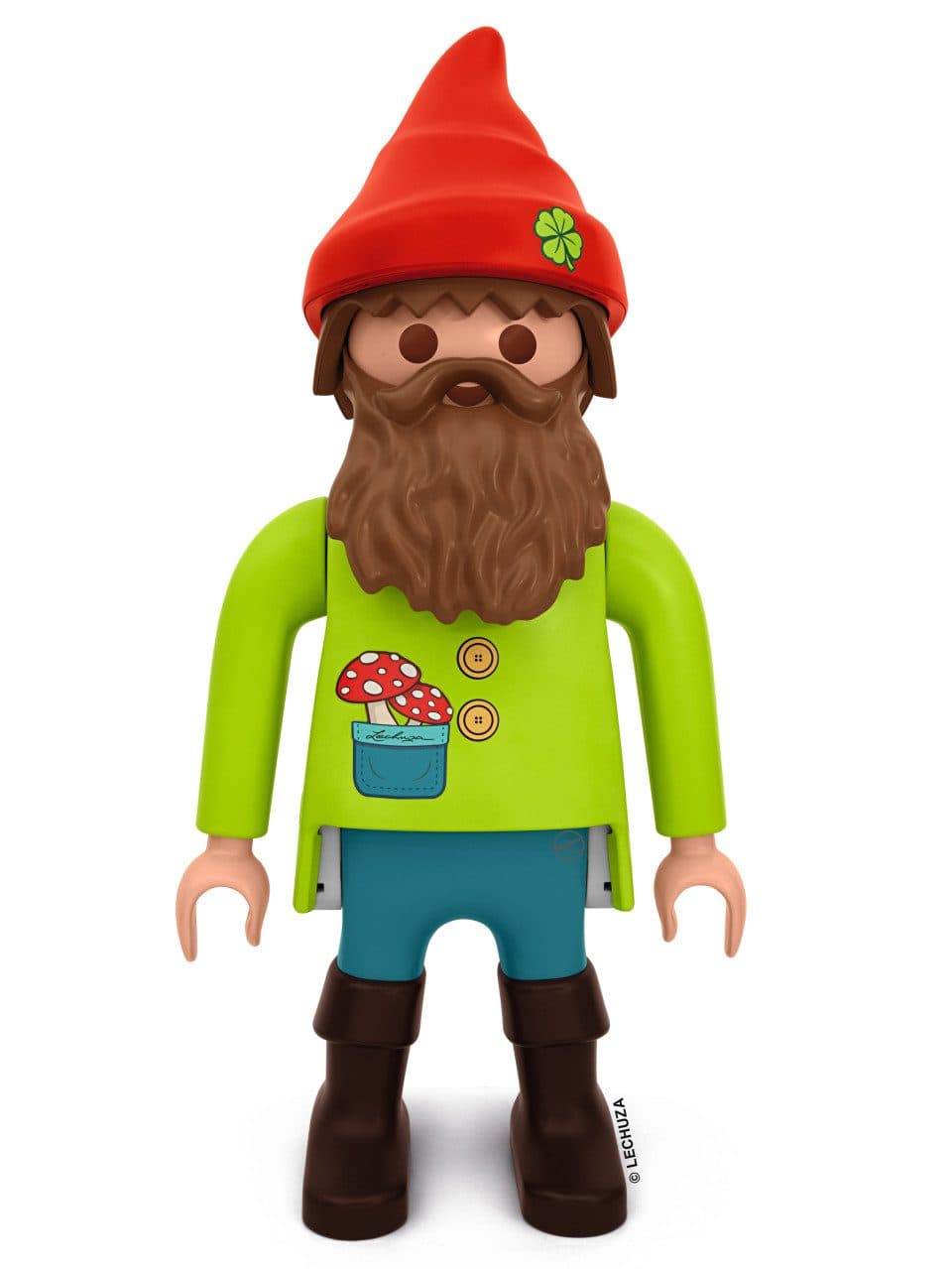 Lechuza® Playmobil® Glücksgartenzwerg 65 cm Dekofigur