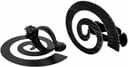 GOOD LIFE Raffhalter Dekoklammer Helix Schwarz Metall Bild 2