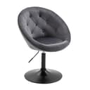 SVITA Chesterfield-Sessel HAVANNA Grau Retro-Design höhenverstellbar Bild 2