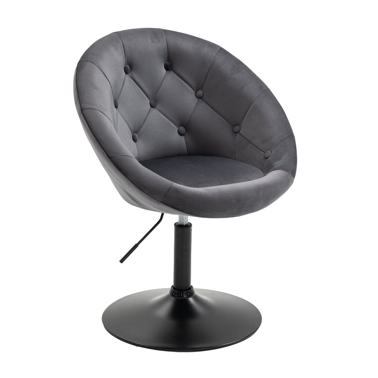 SVITA Chesterfield-Sessel HAVANNA Grau Retro-Design höhenverstellbar - Bild 2