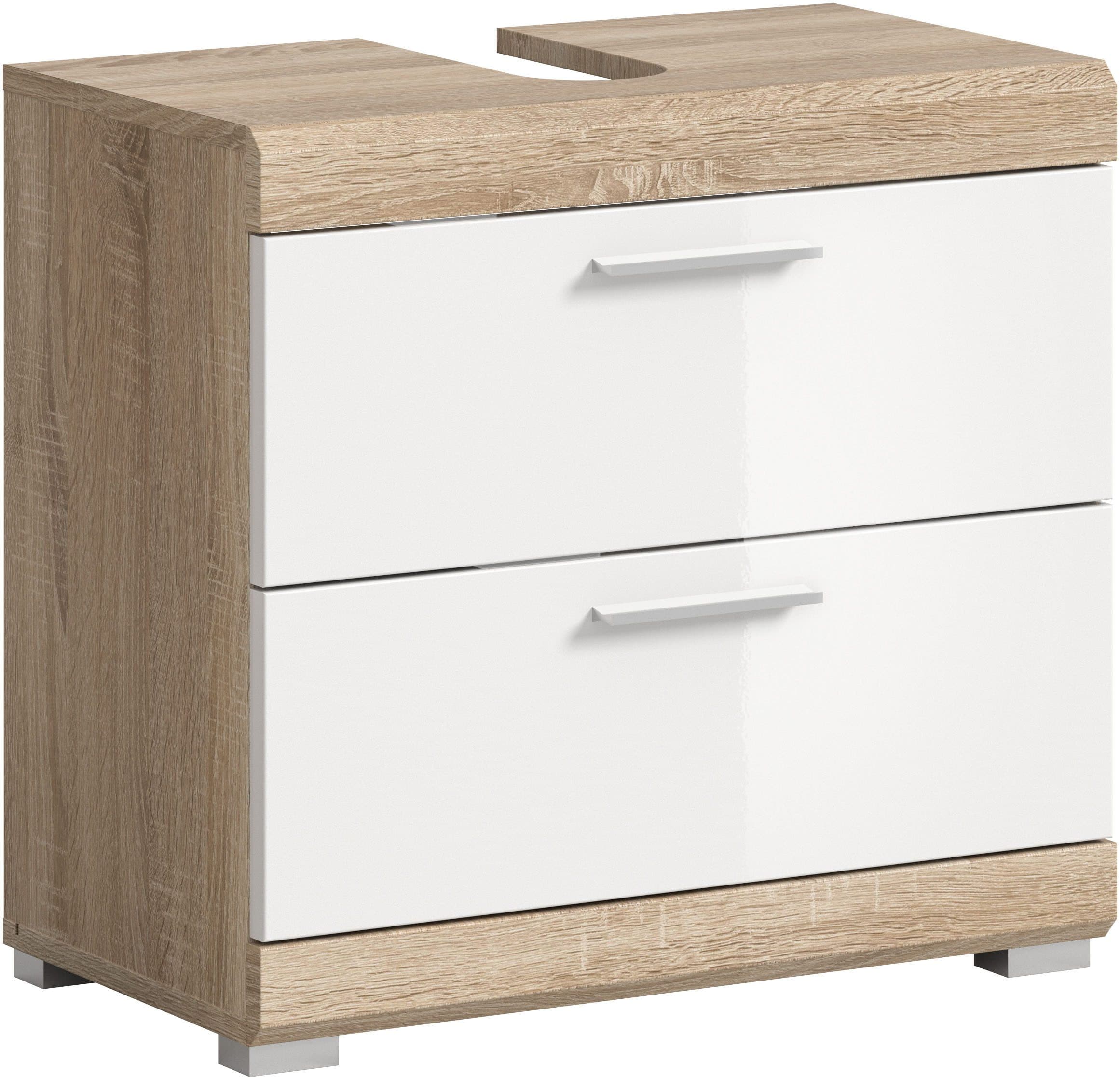 welltime Waschbeckenunterschrank SIENA 60cm 2 Tür 2 Fächer MDF-Front - Bild 2