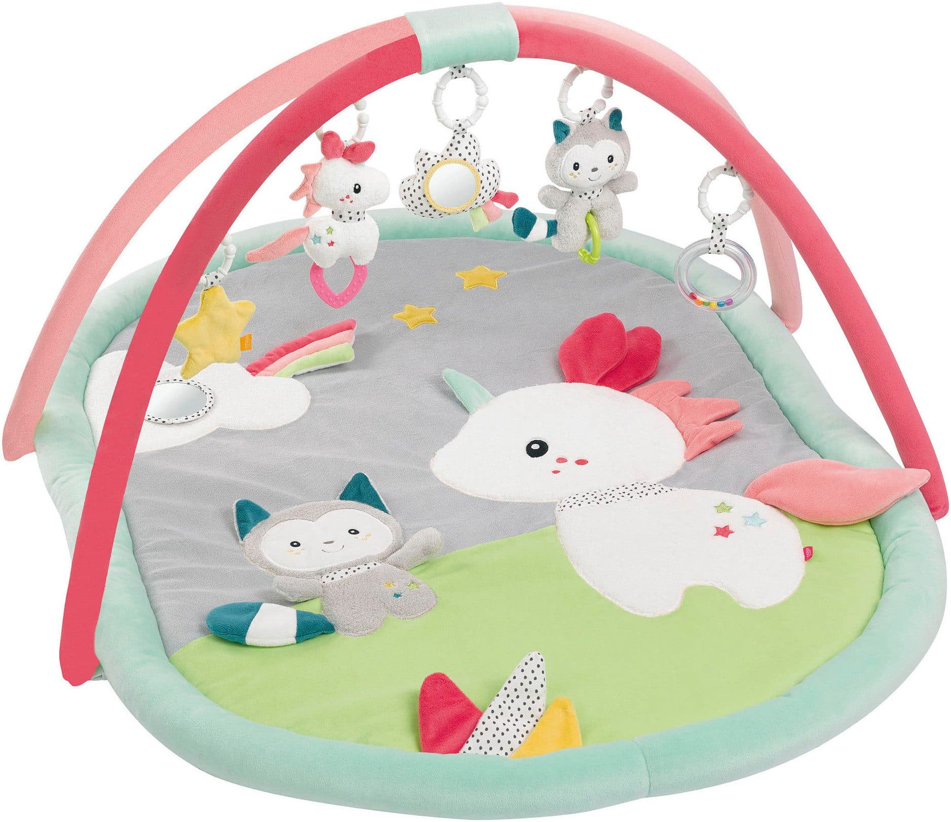 FEHN Spielbogen Aiko & Yuki 3-D-Activity-Decke Bunt mit Krabbeldecke - Bild 2