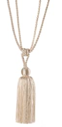 Raffhalter GERSTER Sanja Beige Viskosemischung mit Quaste Bild 2