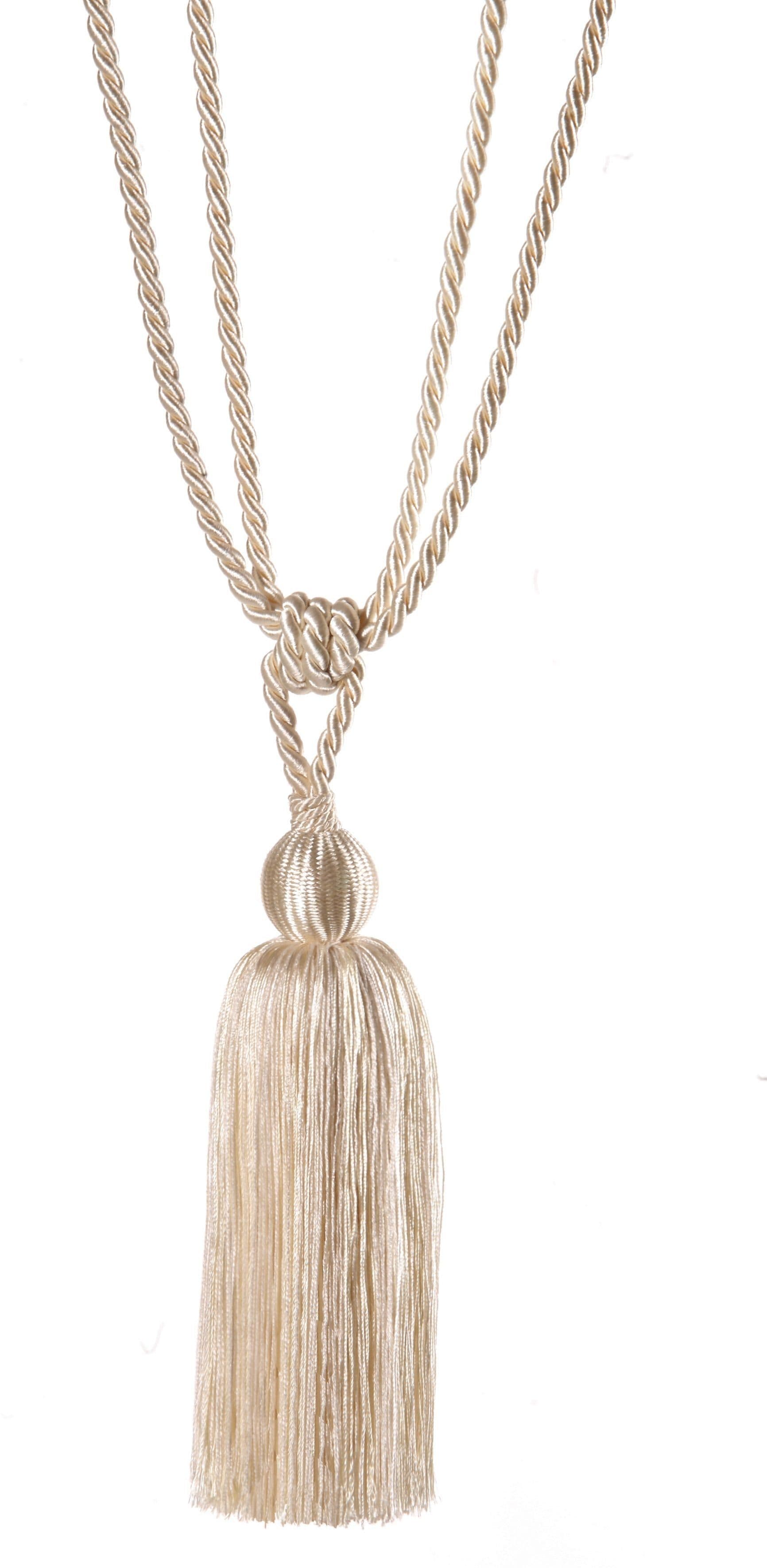 Raffhalter GERSTER Sanja Beige Viskosemischung mit Quaste - Bild 2
