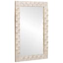 vidaXL Badezimmer-Spiegel Massivholz Weiß 50x70 cm Bild 2