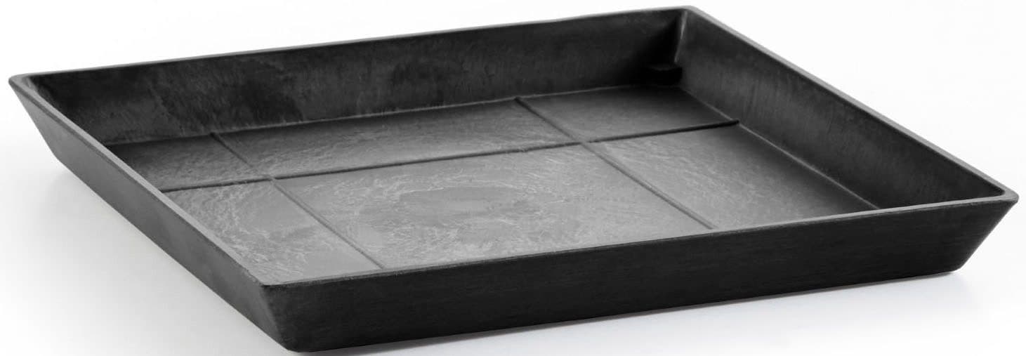 ECOPOTS Blumentopfuntersetzer SQUARE SAUCER Dark Grey - Bild 2