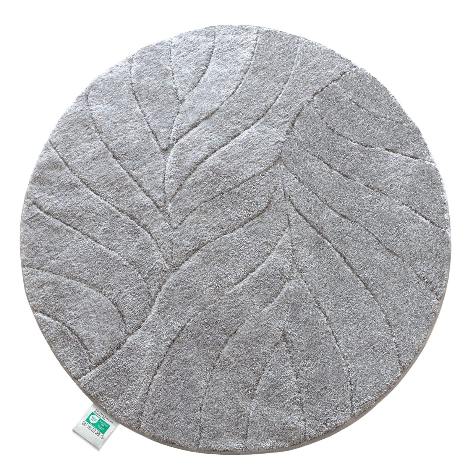 Floordirekt Badematte Maris Silber Rund 120cm Mikrofaser - Bild 2