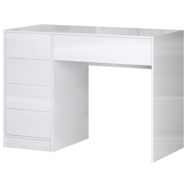 Bürotisch mit 5 Schubladen und Push-To-Open Funktion - Universal einsetzbar