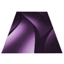 Stilvoll Günstig Teppich Läufer Ombre Design Lila Kurzflor Bild 2