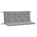 vidaXL Sitzauflage Gartenbank Grau Oxford-Gewebe 2 Stk. Bild 2