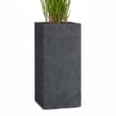 Pflanzwerk® Pflanzkübel TOWER Premium Fiberglas Schwarz Anthrazit Bild 2