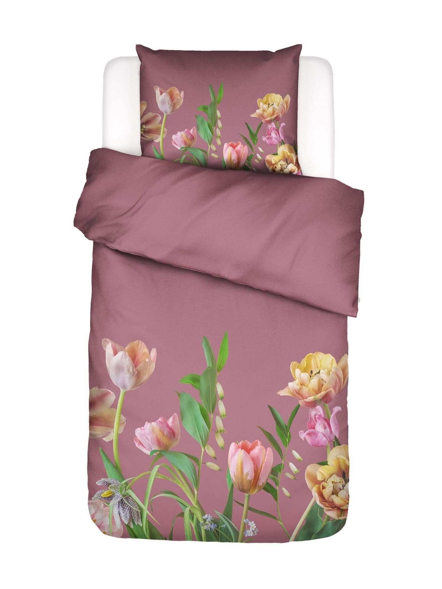 Essenza Bettwäsche Eloise Satin 2-teilig Rosa Florales Muster - Bild 2