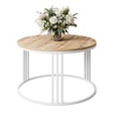 Lookway Couchtisch LORI LOFT Holzdekor Metallgestell 70 cm Bild 2